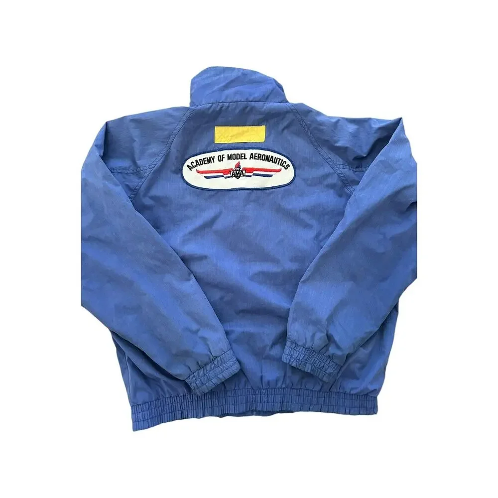 Vtg Academy of Model Aeronautics Mens L‎ Jacket Society Of Aircraft Demolishers - Picture 2 of 7